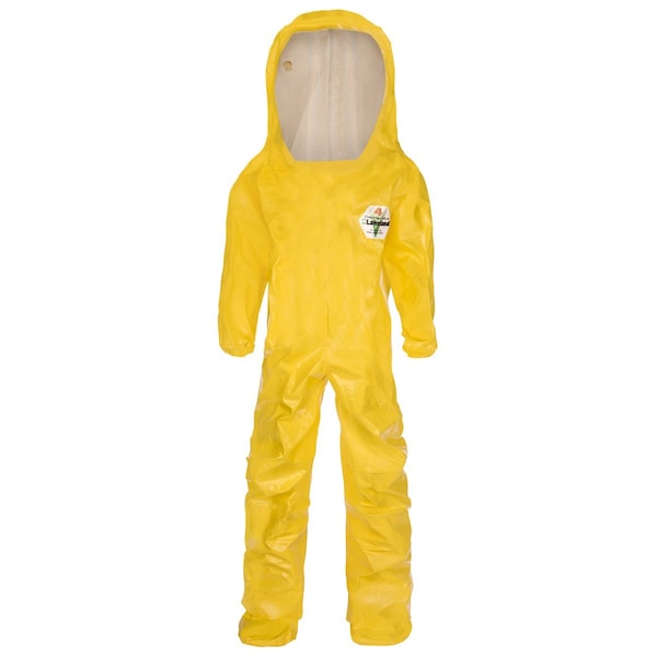 Lakeland Suit, C4T450Y, ChemMax, Chemical, 5X-Large, Yellow C4T450Y-5XL - main